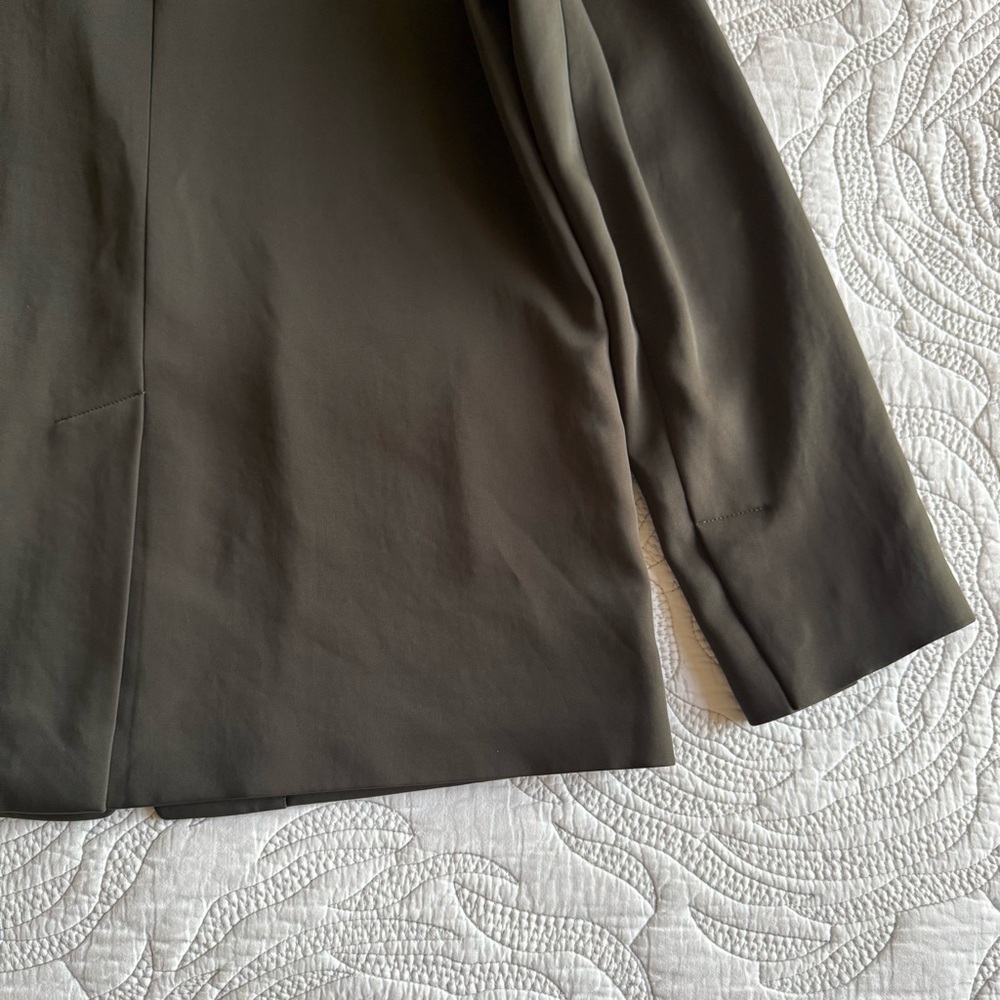 Vince - Boyfriend Blazer - Deep Laurel (Green) - Picture 13 of 14